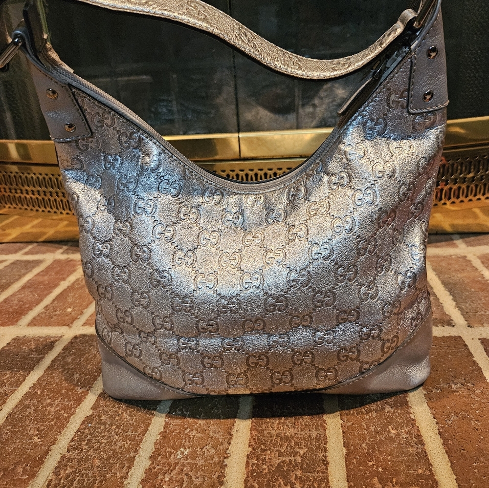Gucci Silver Hobo Bag - Picture 6 of 13